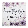 thumbnail image 1 of Home Trends Pink Presed Vivez la vie que vous aimez, 1 of 1