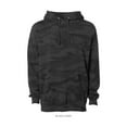 thumbnail image 2 of Independent Trading Co. Heavyweight Hooded Sweatshirt IND4000 Black Camo 2XL, 2 of 3