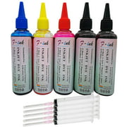 F-ink 5x100ml Bottle Ink Refill Kits Compatible for Canon Inkjet Printers,Work with PGI-280 PGI-270 PGI-250 PGI-225