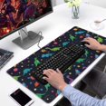 thumbnail image 2 of Long Mouse Pads for Desk,Space Dinosaur Pattern Desk Mats on Top Of Desks, Desk Mouse Pad Extra Large with 3mm Non-Slip Base and Stitched Edge for Gaming,Office,Work,Home 31.5"x15.7", 2 of 6