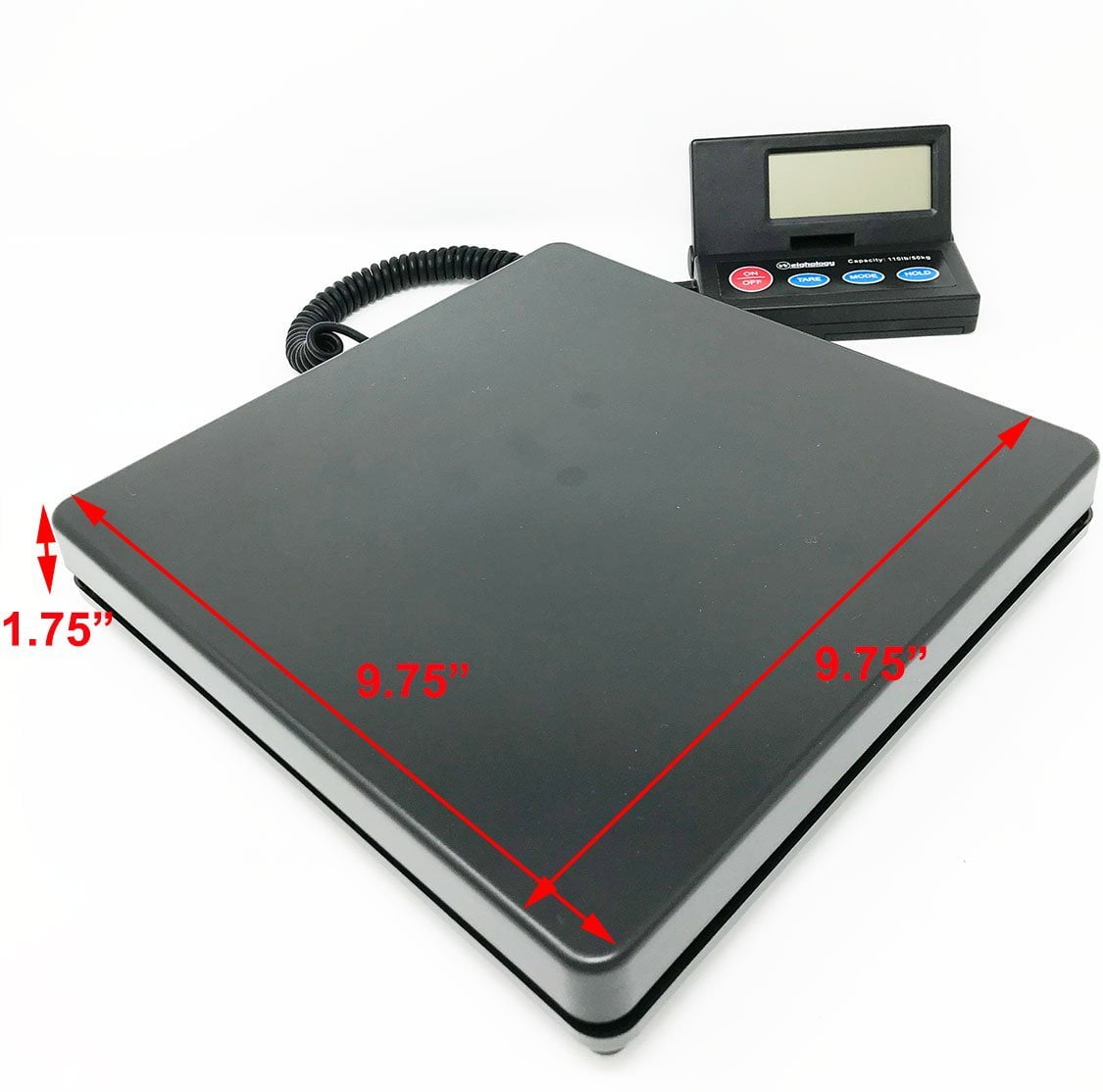 Weighology Heavy Duty Digital Postal Parcel Scale UPS USPS Post Office Scale 440 Lb Stainless Steel Platform 