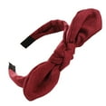 thumbnail image 3 of Simple Bow Knot Headband for Women Suede Style Hair Hoop Sweet Fashion Accessory, 3 of 3