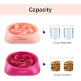 thumbnail image 7 of MateeyLife Slow Feeder Dog Bowls 2PCS, Non Slip Cat Food Bowls, Bloat Stop Maze Dishes, Interactive Feeder for All Breeds 2 Cup Pink&Purple, 7 of 7