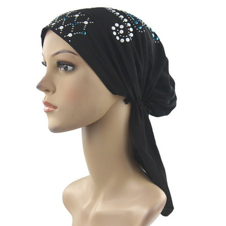 Fancyleo Muslim Womens Hijab Cancer Hat Chemo Inner Caps Turban Hair Loss Head Scarf
