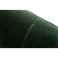 thumbnail image 5 of Dark Green Velvet Modern Curvilinear Dining Chair, 5 of 5