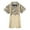 Khaki, variant on Gyexs Boy Easter Outfit Semi Formal Outfit Short Sleeve Button Down Dress Shirts Bowtie Suspender Shorts Toddler Kids Boys Suits Black 2-3 Years