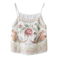 thumbnail image 5 of Tank Tops for Women BWASD Retro Embroidered Loose Fit Camisole Tops Adjustable Thin Straps Lightweight Breathable Casual Trendy Vacation Blouse Summer White M-XXXL, 5 of 6