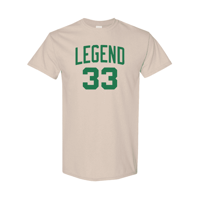 Basketball Legend Number Thirty Three Inspired Sports Graphic Unisex T-Shirt V41504, up to size 5XL