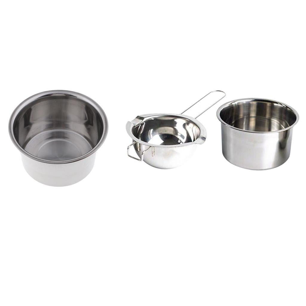 Wax Melting Pot Small Stainless Steel Double Boiler Jug Candle Making 480ml 
