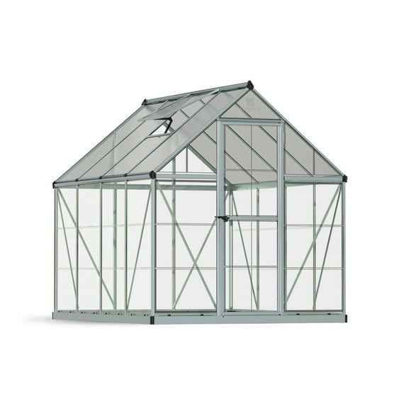 CANOPIA by PALRAM Hybrid 6 ft. x 8 ft. Greenhouse Kit - Silver