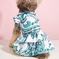 thumbnail image 3 of Breathable Girlish Dog Dress - Ruffles Ethnic Style Skirt - Attractive Pet Supplies for Your Dog, 3 of 8