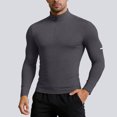 thumbnail image 2 of Dagaeig Men's Compression Shirts Long Sleeve Turtle Neck Athletic Workout Gym T-Shirts Base Layer Undershirts, 2 of 9