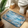 thumbnail image 6 of 1pc Sea Shells Absorbent Non-Slip Bathroom Thickened Flannel Rug Decor,Soft,Quick Drying,Suitable For Indoor/outdoor Use,Bathrooms,Bedrooms,Kitchens,Terrace,Laundry Rooms,16"x24", 6 of 7
