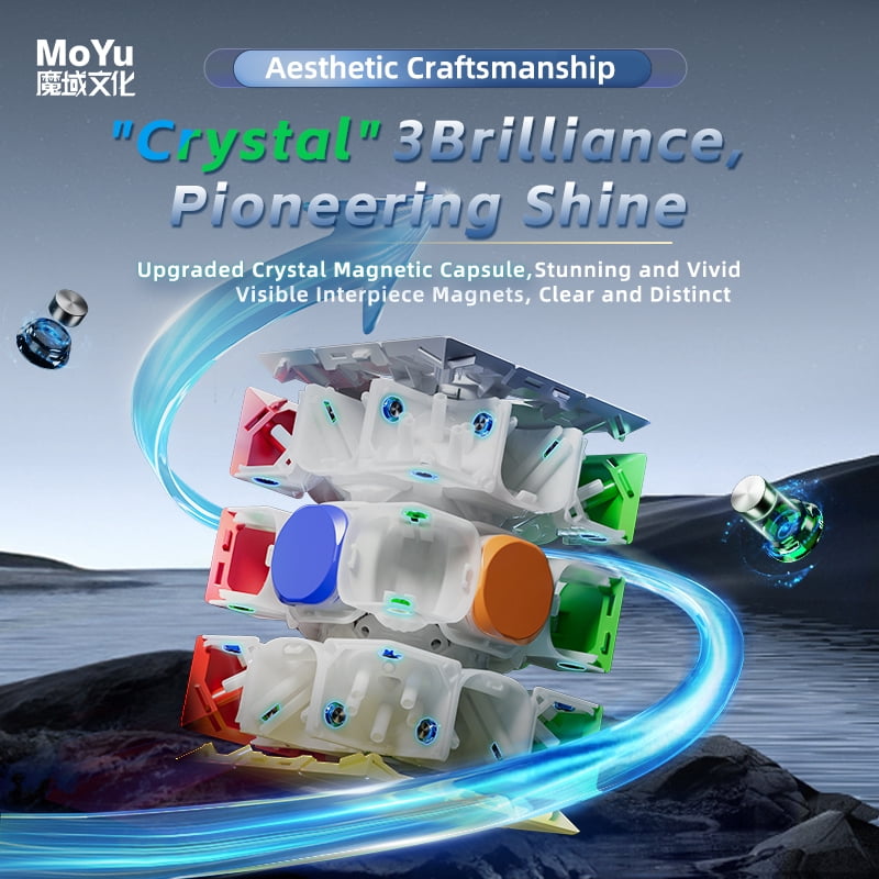 Moyu Weilong V11 20M Maglev Ball-Core UV 3X3 Magic Cube Toys Weilong V11 M Cube Cubo Magico Puzzle Children Gift