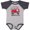 Baseball Heather and Navy, variant on Inktastic It's My 1st Valentine's Day Fire Truck Boys or Girls Baby Bodysuit