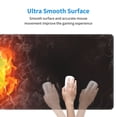 thumbnail image 5 of Xecao Tennis Ball On Fire And Water for Mouse Pad - Waterproof Extended Contour Mouse Mat, Large Gaming Mousepad Laptop Keyboard Mat with Non-Slip Rubber Base, 5 of 8
