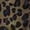 Dark Brown, variant on Women Leopard Print Elastic High Waist White Side Piping Loose Wide Leg Streetwear Long Pants Dark Brown S