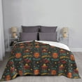thumbnail image 6 of XMXT Flannel Throw Blanket for Couch, Mexican Cowboy Hat Chili Pepper Bed Sofa Decor Blankets for Home Bedroom, 40 x 30 inches, 6 of 9
