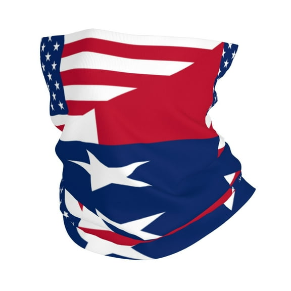 Cooling Neck Gaiter Face Cover Scarf America Texas Flag Protection Mask Windproof Hiking Cycling Running For Men Women