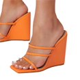 thumbnail image 1 of Peep Toe Escarpins Sandales à Talons Hauts Chaussures de Plage d'Été, 1 of 5