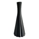 thumbnail image 2 of 1x Florero Elegante Jarrón Decorativo Único para Sala de Fiestas Oficina Elaborado negro, 2 of 9
