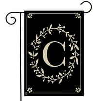 Briarwood Lane Classic Monogram Letter C Garden Flag