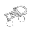 thumbnail image 2 of Swivel Eye Snap Hook Shackles Stainless Steel for Rigging, Water Sports, Halyard, Boat Accessories, Sailing Fork Type, 2 of 10