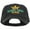 Black, variant on Mardi Gras King with Crown Symbol Embroidered Cotton Cap - Navy OSFM