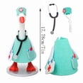 thumbnail image 2 of RUINIXCW 7 Inch Nurse Desk Goose Outfits Desktop Duck Outfit Decor Mini Porch Goose Outfit for Desk Goose Figurine Desk Goose Felt Clothes and Accessories Set (No Goose), 2 of 8