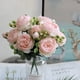 thumbnail image 2 of Ramo de flores artificiales de peonía de seda rosa de 30cm, 5 cabezas grandes y 4 brotes, flores falsas baratas para decoración de boda en casa, interior Tan Jianjun  unisex, 2 of 2