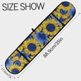 thumbnail image 3 of Dailycode Double Sided Oven Mitt with Loop Heat Resistant Kitchen Long Potholders 7" x 35" Blue Yellow Sunflowers, 3 of 6