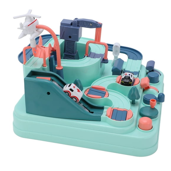 Preschool Toys, Race Track Car Kit Multiple Color Stable ABS Reasonable for Inoor