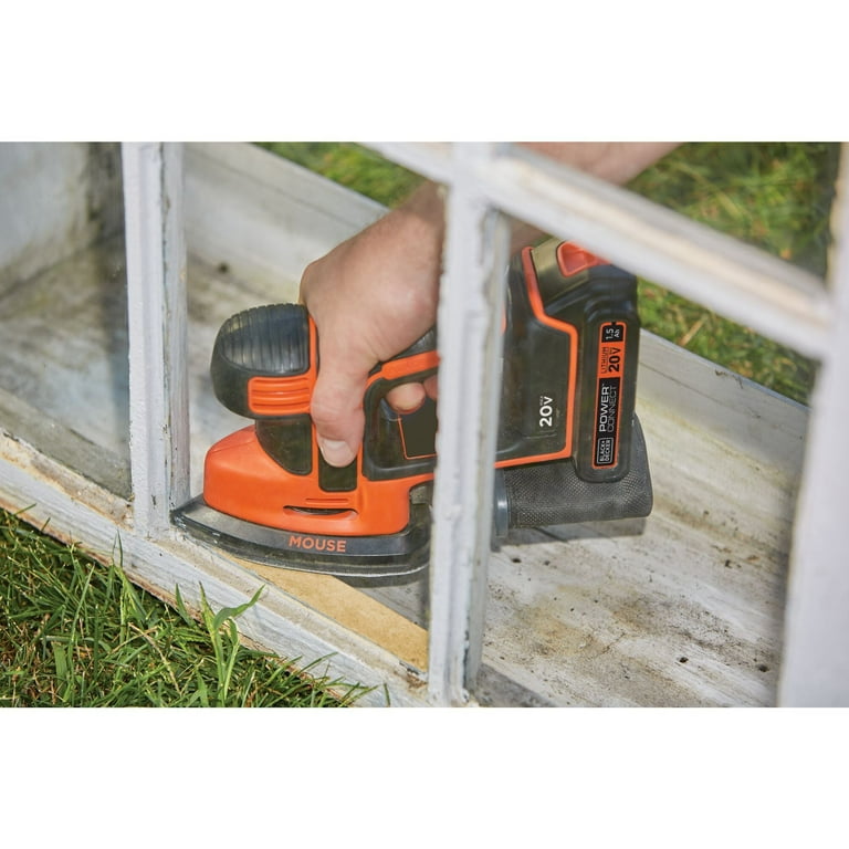 BLACK+DECKER 20V MAX Sheet Sander BDCMS20C with Dust Collection