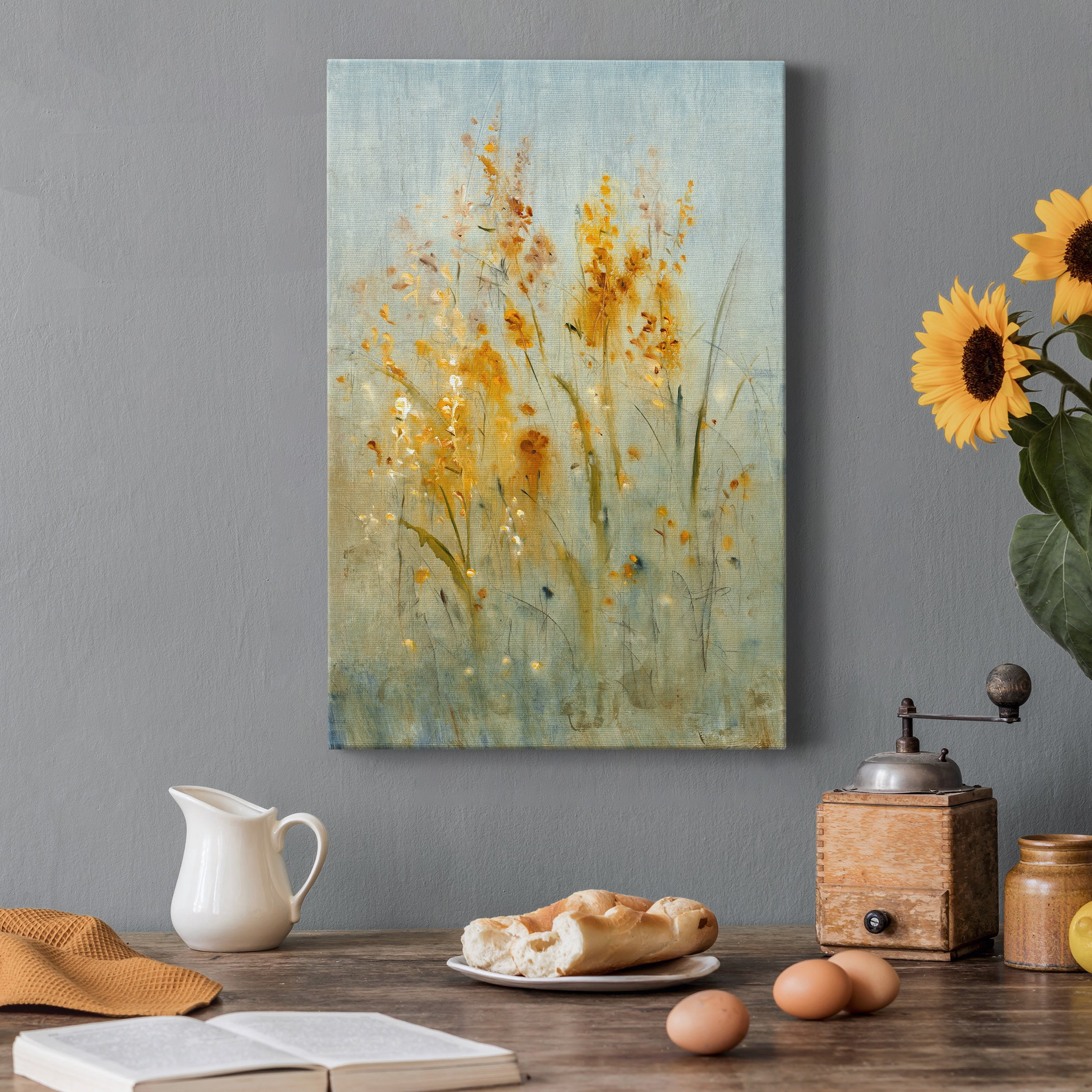 Spray of Wildflowers I Premium Gallery Wrapped Canvas - Ready to Hang