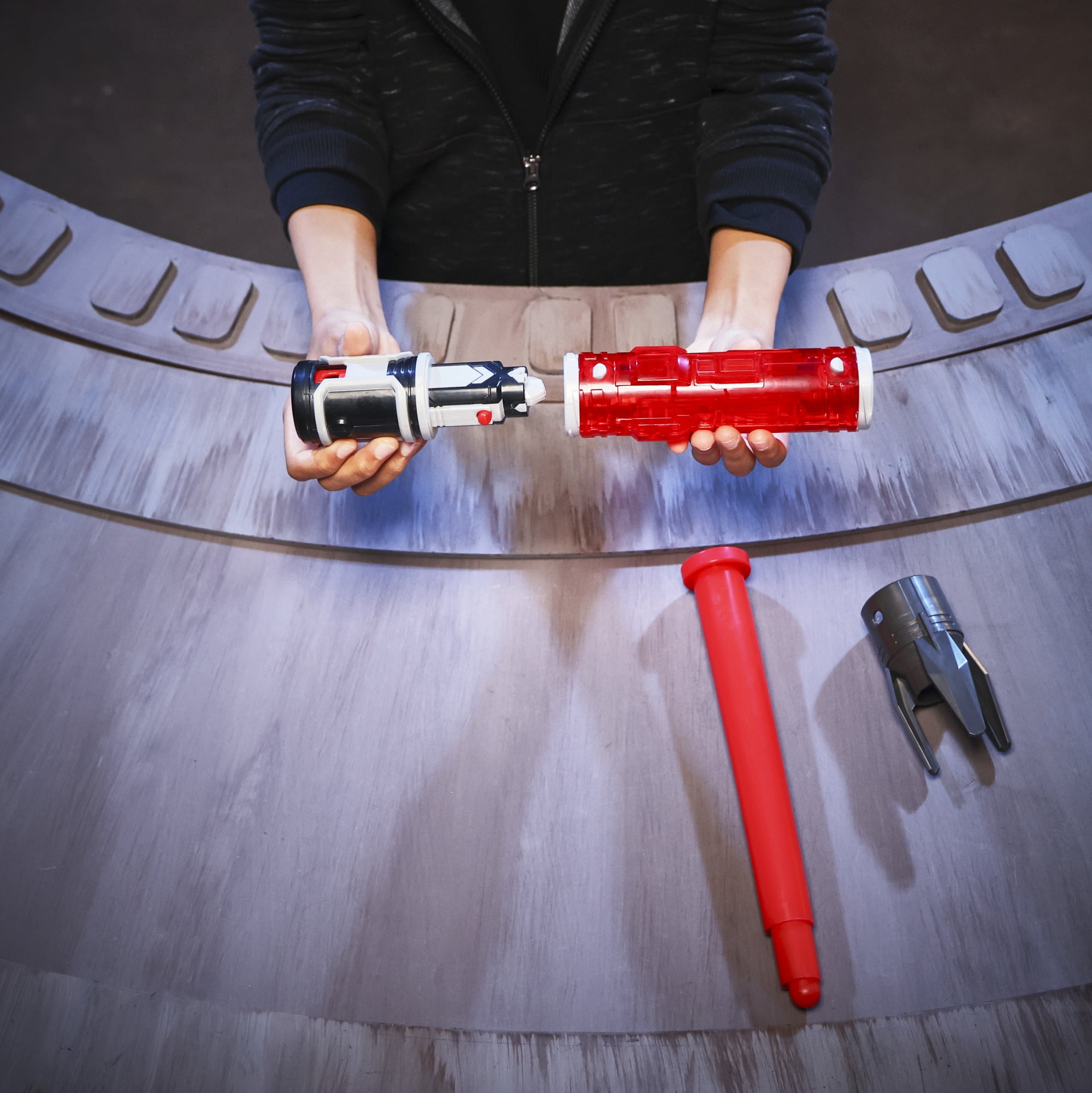 Star Wars Lightsaber Forge Kyber Core Darth Maul, Red Customizable Lightsaber