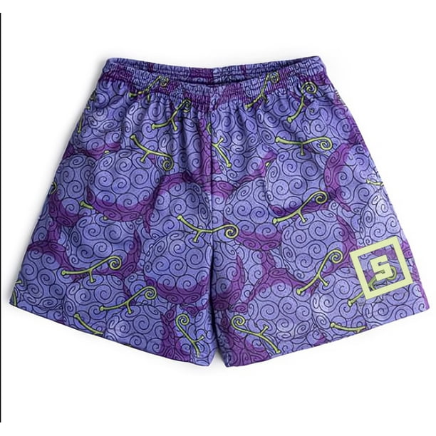 Pantalones cortos de Anime con estampado 3D para hombre y mujer, Shorts de malla de secado rápido para gimnasio, Fitness, entrenamiento, moda, pantalones cortos de gran tamaño para correr, Verano