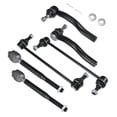 thumbnail image 1 of Unique Bargains 6 Pcs Car Inner Outer Tie Rod Sway Bars Replacement for Toyota Camry 2007-2011 Black, 1 of 7