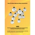 thumbnail image 6 of Serene Spaces Living Crackle Glazed, Scalloped & Diamond Silver Mercury Glass Ornament, Set of 12, 6 of 6