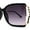 Black Smoke, variant on Womens Exposed Lens 90s Designer Butterfly Chic Luxury Sunglasses White Purple Smoke