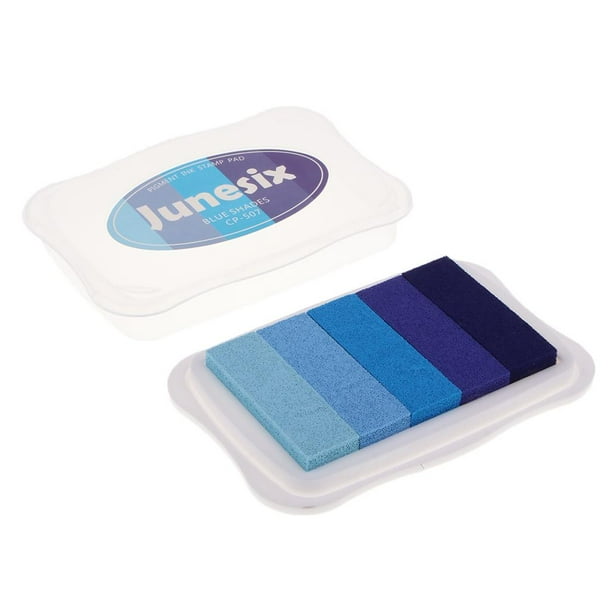Almohadilla de tinta arcoíris, almohadilla de tinta, cojín para sellos, colorido multicolor Para segundo