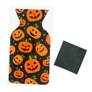 Way To Celebrate Halloween Pumpkins Plastic Treat Bag, 5in x 9in