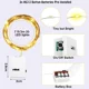 thumbnail image 5 of 2/10/20/30/50PCS LED Fairy Lights With Battery 2M 20 LEDs String Lights Wedding Birthday Christmas Party DIY Vases Flower Decor, 5 of 5