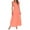 Orange dresses, variant on Summer Saving Wycnly Dresses for Women 2024 Summer Casual Empire Waist Tie Strap Loose Swing Maxi Sundress Solid Sleeveless V-Neck Long Formal Dresses for Women Pink m