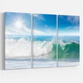 thumbnail image 2 of Vagues Blanches et Bleues sous le Soleil Marin, 2 of 3