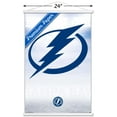 thumbnail image 3 of NHL Tampa Bay Lightning - Logo 17 Wall Poster with Wooden Magnetic Frame, 22.375" x 34", 3 of 3