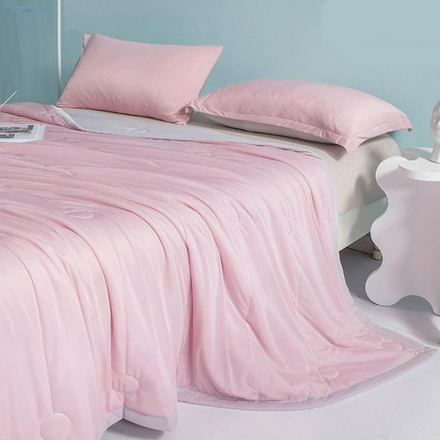 Cqxid Polyester Blanket Under $40 Blanket Blanket Size Summer Breathable Ice Blanket For Sleeping Soft Lightweight Blankets Double Bed For Night Comfy Sleepers Cold Blankets Home