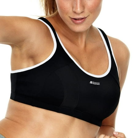 Shock Absorber Womens Active 4490 Black Quick Dry Max Support Sports Bra Top
