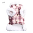 thumbnail image 4 of Billuyoard Chaleco elegante para mascotas para perros pequeños y gatos, ropa para perros de otoño e invierno, chaqueta para perros Bulldog Ropa para mascotas rosa XS, 4 of 6
