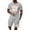 Light Gray, variant on Outfits for Men Men's Two Piece Matching Combo Printed Short Sleeve T Shirt and Shorts Comfortable Casual Summer Outfit Letter Print Beige L