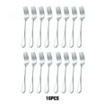 thumbnail image 4 of fastboy 16pcs Dinner Forks Silverware Fork Long Handle Table 8 Inches Mirror Safe Tableware Accessories Home Restaurant, 4 of 6